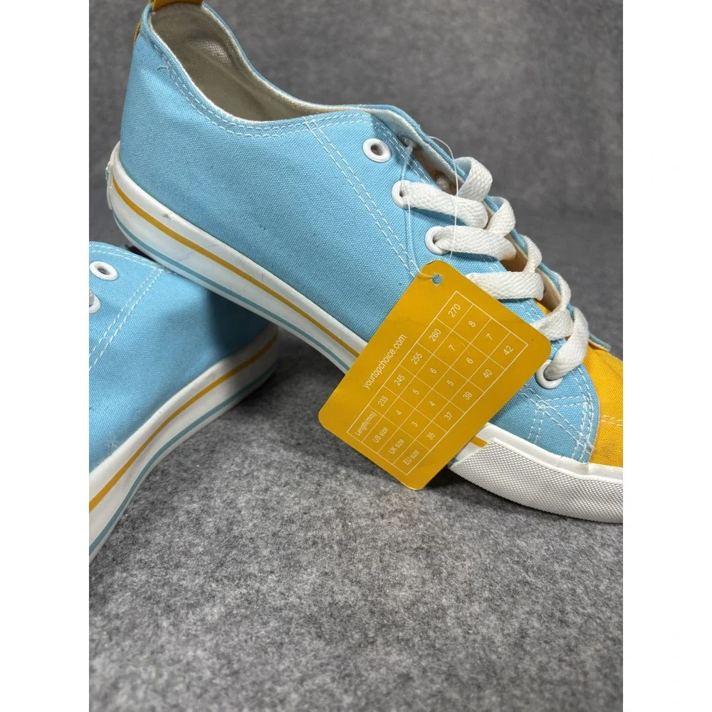 Your Top Choice Southern Jaguars Sneakers 6 Blue Gold Canvas Logo Fan Gear